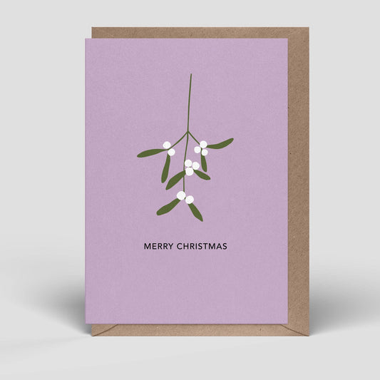 Klappkarte - Weihnachten Zweig - Nr. 291